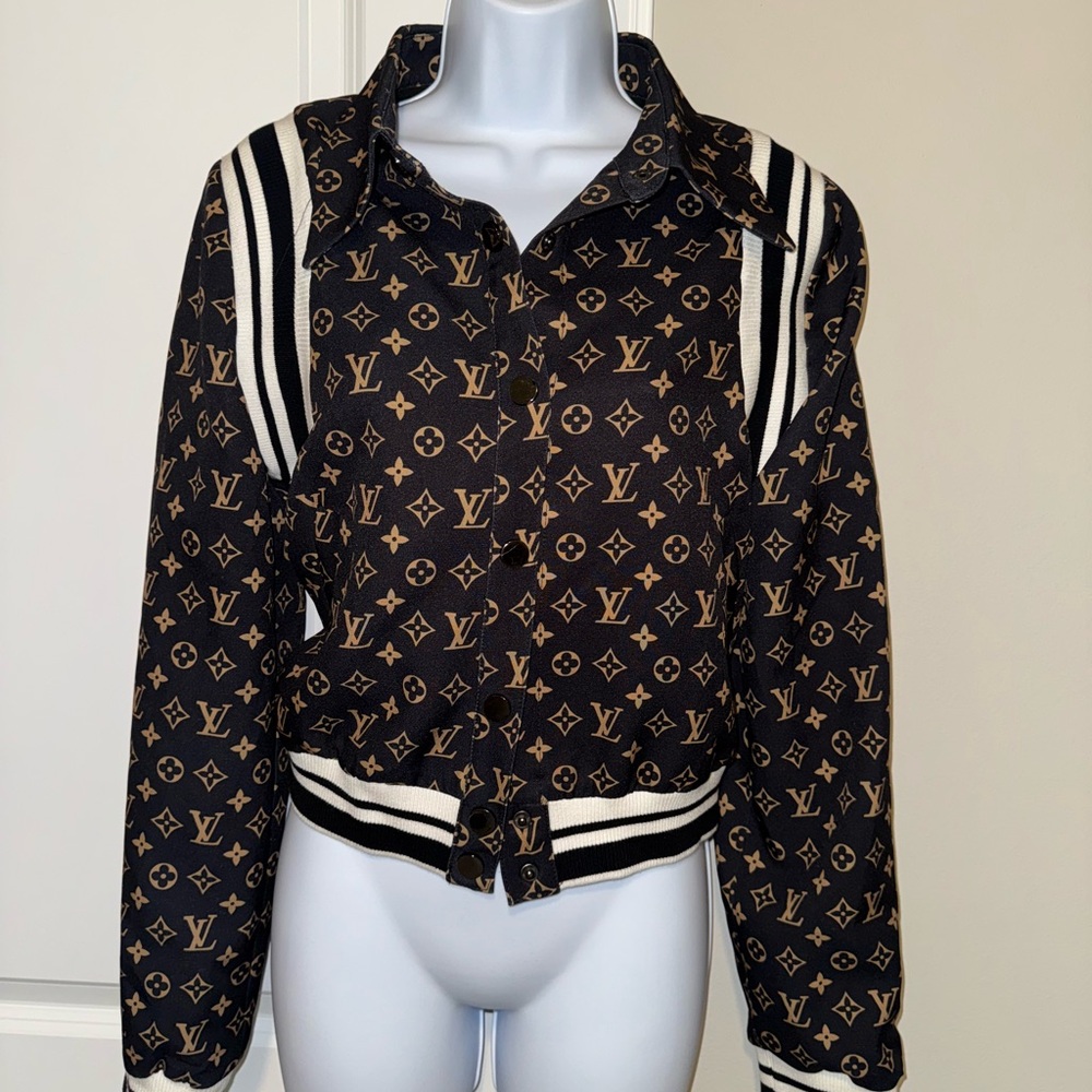Louis Vuitton Black and Brown Women's Jacket